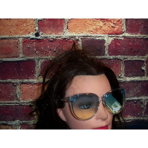 NWT City Shades Clear lens glasses with a blue tint.  Chunky - Picture 1 of 6